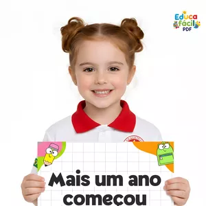 Imagem de capa para o Ebook Plaquinhas Volta às Aulas 