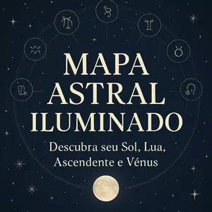 Imagem de capa para o Ebook Descubra seu Verdadeiro Eu com o Mapa Astral Iluminado