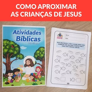 Imagem de capa para o Ebook Atividades Biblicas Infantil