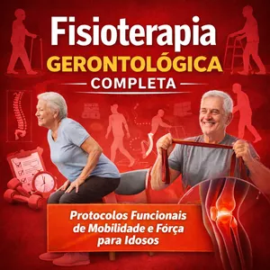 Imagem de capa para o Ebook EBOOK FISIOTERAPIA GERONTOLÓGICA COMPLETA + PROTOCOLOS FUNCIONAIS