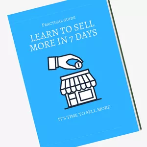 Imagem principal do produto Practical guide "Learn to sell more in 7 days" 