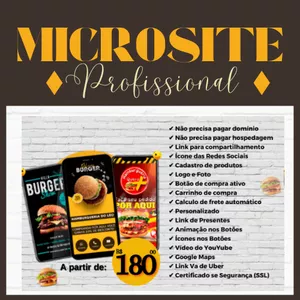 Imagem de capa para o Ebook MICROSITE PROFISSIONAL 3.0