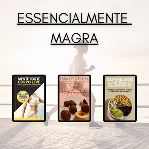 Imagem de capa para o Ebook Essencialmente Magra: Emagreça, Descubra e Reinvente-se em 2024!