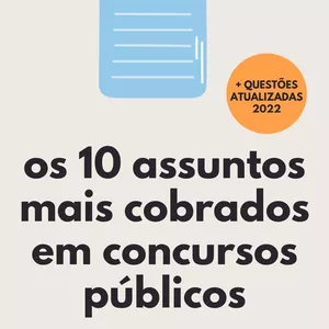 Imagem de capa para o Ebook Os 10 assuntos mais cobrados em concurso público - Enfermagem