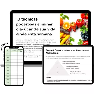 Imagem de capa para o Curso online DESAFIO 21 DIAS SEM AÇÚCAR