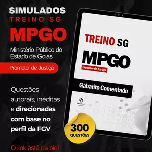Imagem do curso MPGO 2025 | Simulados - 300 questões