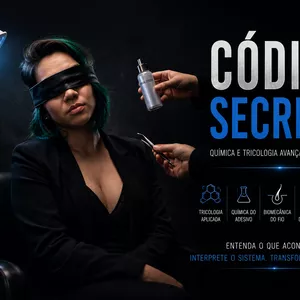 CÓDIGO SECRETO - Quimica e Tricologia Avançado para Lashes