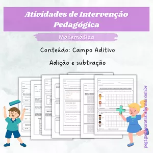 Imagem de capa para o Curso online Atividades de Intervenção Pedagógica sobre Adição e subtração