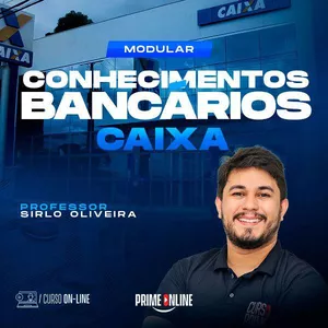 Imagem de capa para o Curso online [MODULAR/ONLINE] CONHECIMENTOS BANCÁRIOS PARA A CAIXA 