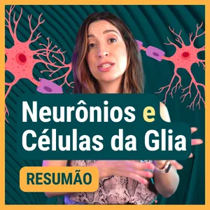 Imagem de capa para o Ebook Apostila NEURÔNIOS e CÉLULAS DA GLIA. Material de Apoio aulas Youtube.