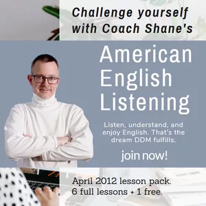 Cover image for Online course Coach Shane's American English Listening - April 2012