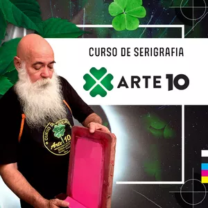 Imagem de capa para o Curso online Curso Básico de Serigrafia