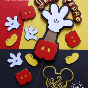 Imagem de capa para o Ebook Topo de bolo Mickey Mouse ( Arquivo de corte)