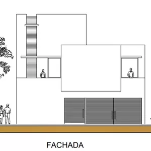 Imagen de portada para Curso online Plano de Casa en Terreno 12x12 con 3 Rec. 2 Niveles