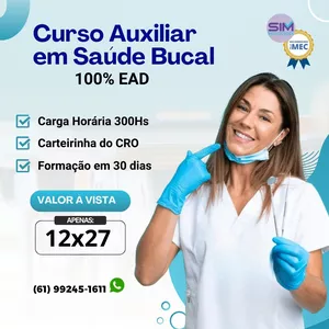 Imagem de capa para o Curso online Curso de Auxiliar em Saúde Bucal