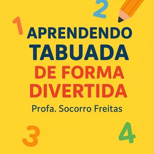 Imagem de capa para o Ebook Aprendendo a Tabuada de Forma Divertida