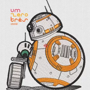 Imagem de capa para o Ebook Matriz de Bordado BB8