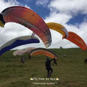Imagem de capa para o Ebook Curso de Formação de Pilotos Vôo Livre - Parapente (Glider)🪂