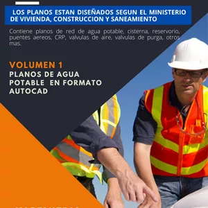 Imagen de portada para Curso online PLANOS DE RED AGUA POTABLE - INGENIERIA