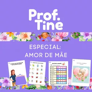 Imagem de capa para o Ebook Prof. Tine - ESPECIAL DE DIA DAS MÃES