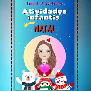 Imagem de capa para o Ebook Atividades infantis de natal + calendário do Advento