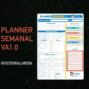 Imagem de capa para o Ebook Planner Semanal VA 2.0