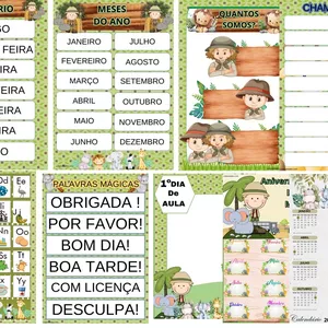 Imagem de capa para o Ebook KIT SAFARI - DECORAÇÃO DE SALA 