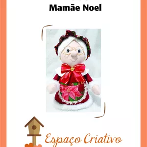 Imagem de capa para o Ebook Molde de Natal - Mamãe Noel