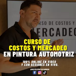 Imagen de portada para Curso online Costos Y mercado Para Talleres de Enderezado y Pintura Automotriz