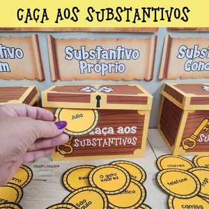 Imagem de capa para o Ebook Caça aos Substantivos