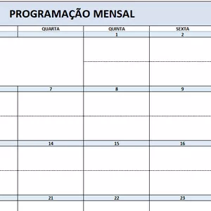 Imagem de capa para o Ebook Planilha de Planejamento Mensal