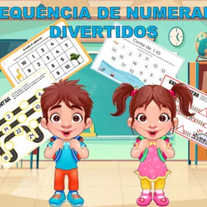 Imagem de capa para o Ebook SEQUÊNCIA DE NUMERAIS DIVERTIDOS 