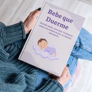 Imagen de portada para Ebook BEBE QUE DUERME: Duerme mejor. Ama más. Tu bebé en calma, tus noches en paz, tu relación más fuerte.