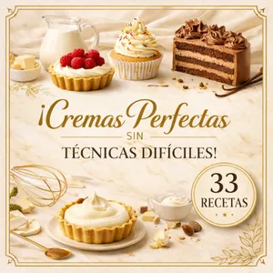 Imagen de portada para Curso online ¡Cremas Perfectas Sin Técnicas Difíciles! (33 Recetas)
