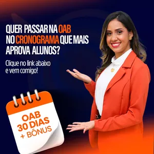Imagem de capa para o Ebook CRONOGRAMA DA APROVAÇÃO OAB 30 DIAS E E-BOOK POR GIOVANNA SAID