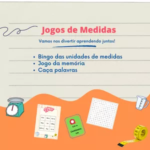 Imagem de capa para o Ebook Jogos de Unidades de Medidas
