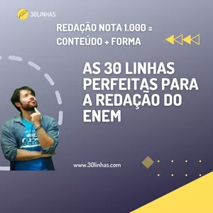 Imagem de capa para o Curso online As 30 linhas perfeitas para a redação Enem