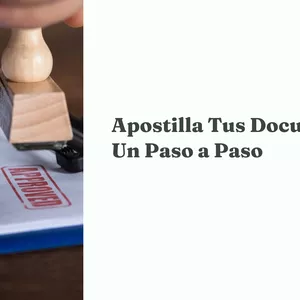 Imagen de portada para Ebook Apostilla Tus Documentos: Un Paso a Paso