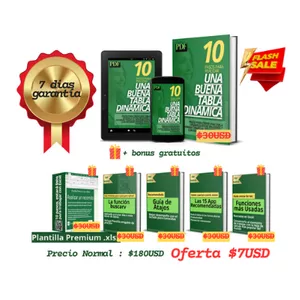 Imagen de portada para Curso online Ebook Guia paso a paso para Realizar una Buena Tabla Dinamica