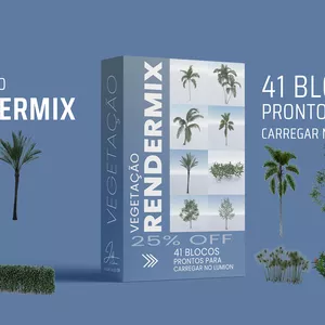 Imagem de capa para o Curso online Vegetação para Lumion - RENDERMIX
