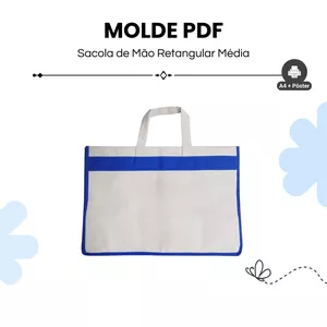 Imagem de capa para o Ebook MOLDE SACOLA RETANGULAR