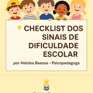 Imagem de capa para o Ebook Checklist dos Sinais de Dificuldade Escolar