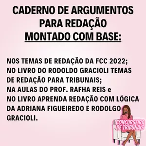 Imagem de capa para o Ebook CADERNO DE ARGUMENTOS PARA REDAÇÃO - Bônus MAPAS MENTAIS