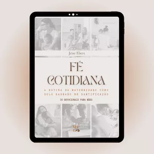 Imagem de capa para o Ebook  Devocional Fé Cotidiana - A Rotina Da Maternidade Como Solo Sagrado De Santificação