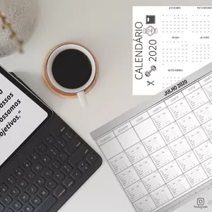 Imagem de capa para o Ebook Calendário Hábitos Saudáveis 2020 (JULHO a DEZEMBRO)