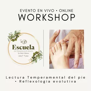 Imagen de portada para Evento online Lectura Temperamental del Pie - Reflexología Evolutiva - Podomancia