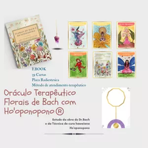 Imagem de capa para o Curso online Método de Atendimento Oráculo dos Florais de Bach e Ho’oponopono/ Digital