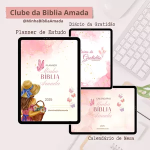 Imagem de capa para o Ebook Planner de Estudo da Bíblia 2025