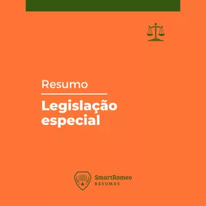 Imagem de capa para o Ebook Legislação Especial Resumo Smart Completo PM/MS
