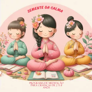 Imagem de capa para o Curso online Semente da Calma - Meditação para Crianças de 2 a 8 anos